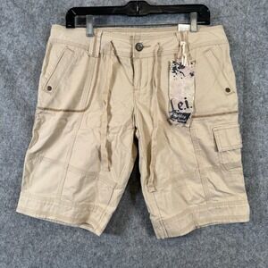Y2K Lei Cargo Shorts Juniors Ladies Size 11 Deadstock Low Rise Hipster Grunge